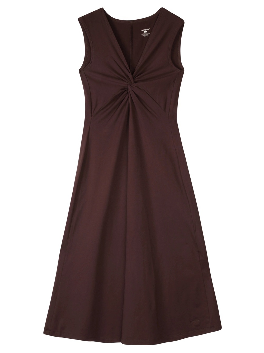 Patagonia Plum Merlot Bandha Twist Front Maxi Dress
